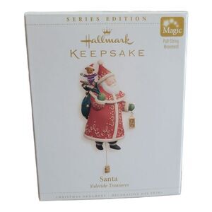 🤑 3 for $20 - Hallmark Keepsake Santa Yuletide Treasure Ornament+ 2006